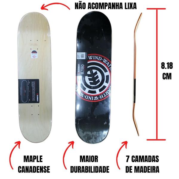 Imagem de Shape Maple Element Seal 8.180 Skate Original