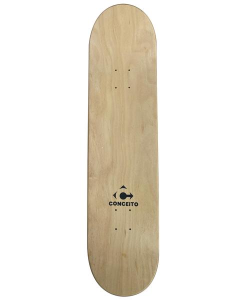 Imagem de Shape marfim logo c_decks nome azul 7.75" + lixa nacional