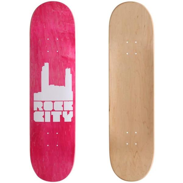 Imagem de Shape Rock City Logo Maple Rosa/Branco