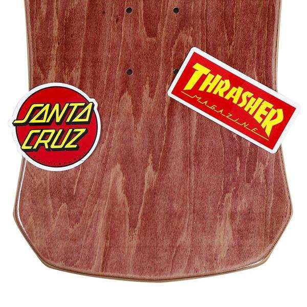 Imagem de Shape Thrasher X Santa Cruz Salba Oops Old School Madeira