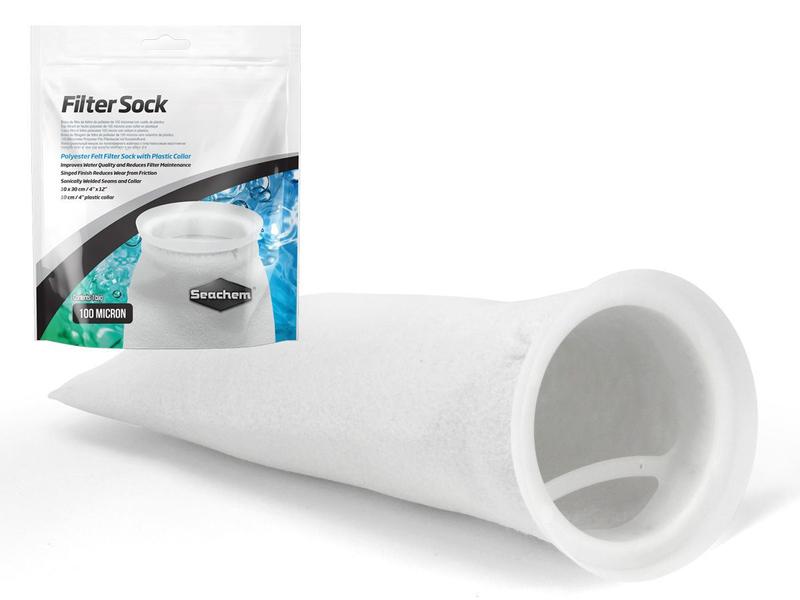 Imagem de Shark Bag Seachem Filter Sock 4" 10x30cm Pre Filtro Sump