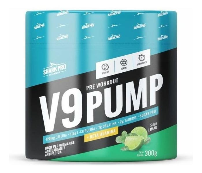 Imagem de Shark Pro V9 Pump Pré Treino com Beta Alanina Sabores - 300g