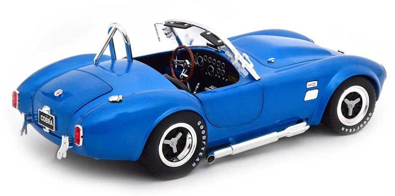 Imagem de Shelby Cobra 427 super snake azul Shelby Collectibles 1/18