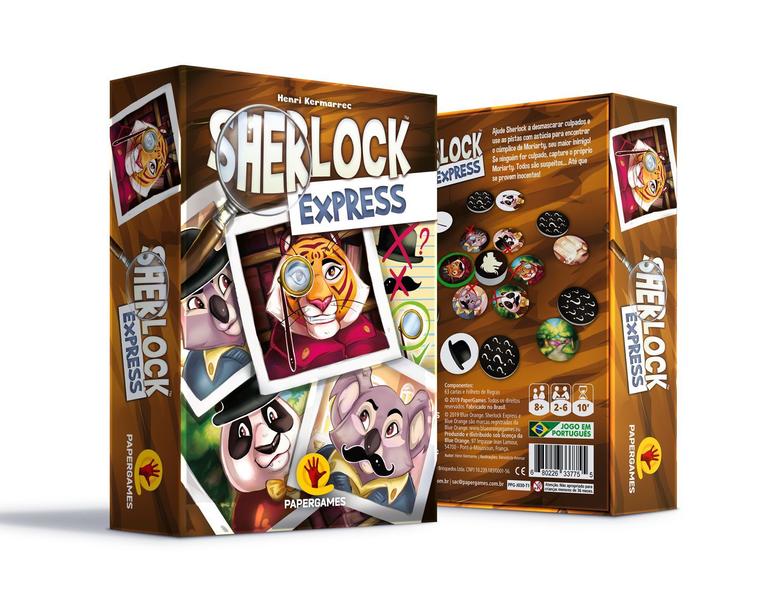 Imagem de Sherlock Express Jogo de Cartas Original PaperGames PT-BR