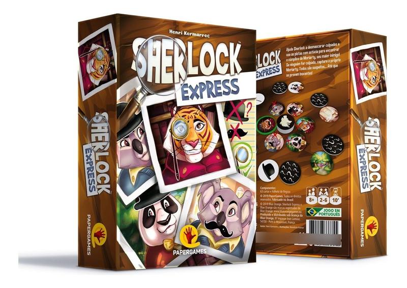 Imagem de Sherlock Express - Jogo De Cartas - Papergames