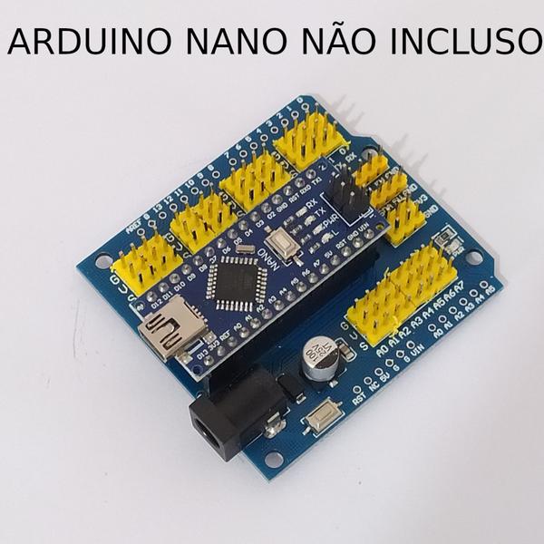 Imagem de Shield Adaptador Base P/ Expansão Compativel Arduino Nano