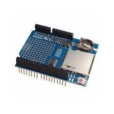 Imagem de Shield data logger com rtc ds1307 para registro de dados - (azul)