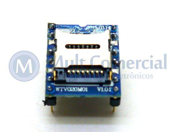 Imagem de Shield MP3 WTV020-SD Compatível com Arduino - GC-86