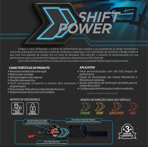 Imagem de Shiftpower Tracker 2013 até 2020  FT-SP05+