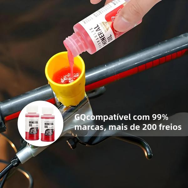 Imagem de Shimano Tektro Óleo Mineral Para Freio De Bicicleta De Alto Desempenho 60ml Lubrificante Para