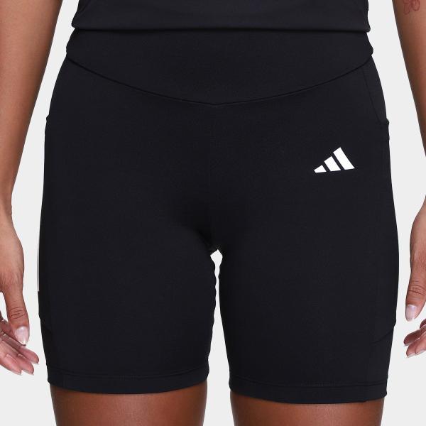Short Adidas 3 Listras Com Bolso Feminino Short Adidas 3 Listras Com Bolso Feminino