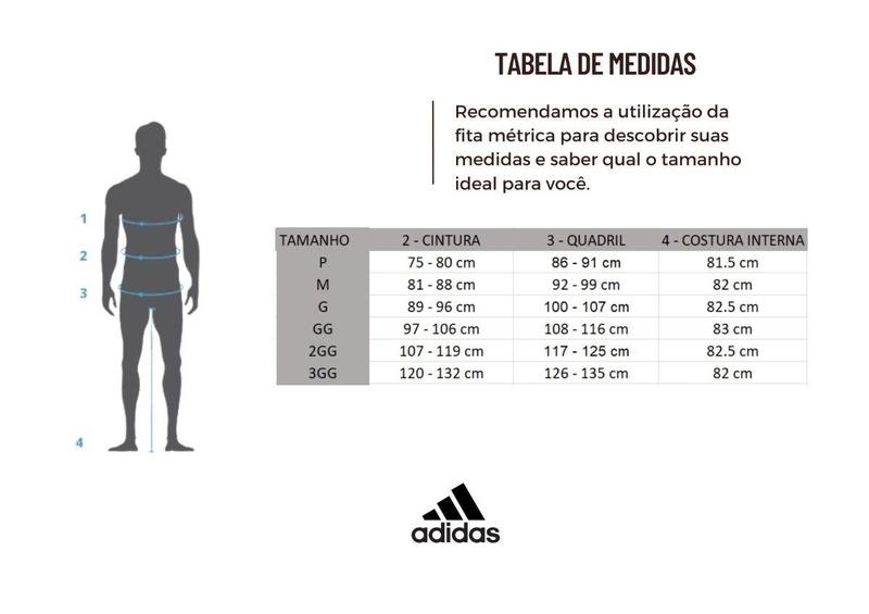 Imagem de Short Adidas 3 Listras Masculino