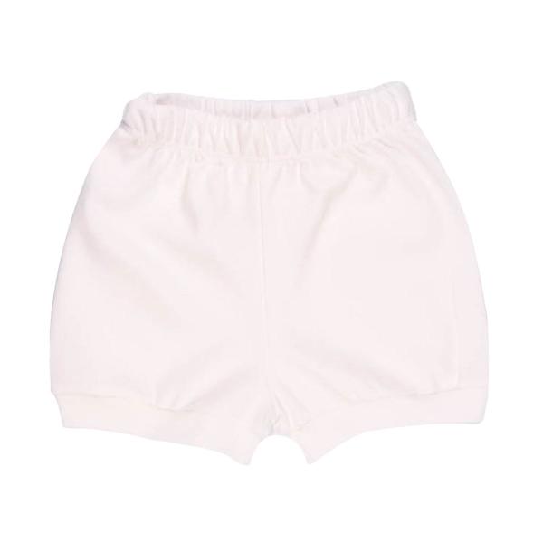 Imagem de Short Bebê Menino Algodão Off White Mini &amp Co