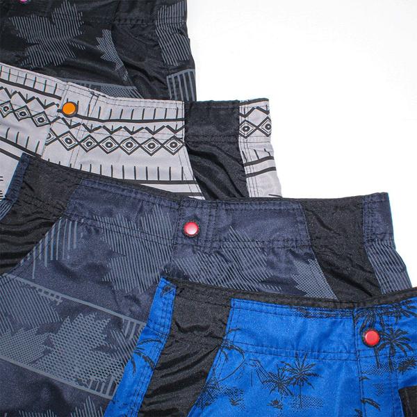 Imagem de Short calção Bermuda tactel masculina estampada tecido grosso surf esport short praia x