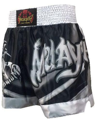 Imagem de Short Calção Muay Thai  - 2798 - Preto/Branco -  Dominium