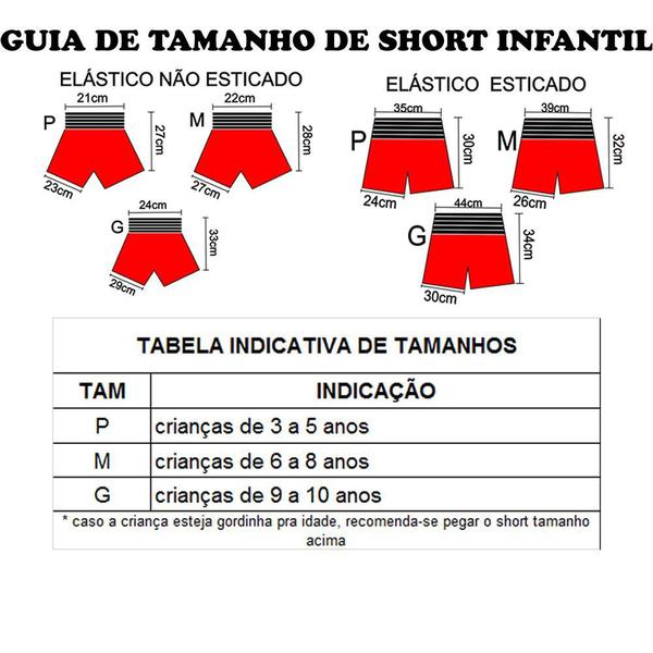 Imagem de Short Calção Muay Thai Kids - Infantil - Azul