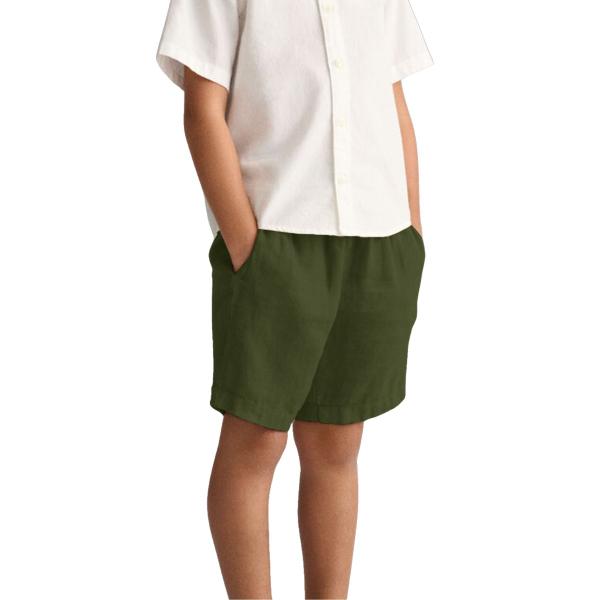 Imagem de Short de Linho Infantil Leve, Fresco e Elegante com Conforto e Qualidade Premium