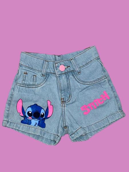 Imagem de Short feminina infantil stitch