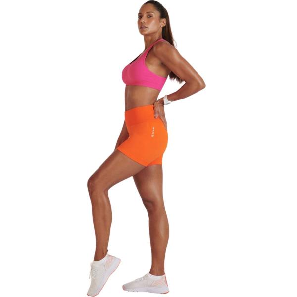 Imagem de Short Feminino LSport Lupo Sem Costura Basic Cós Com Borda Interna Com Silicone Compressão Fitness