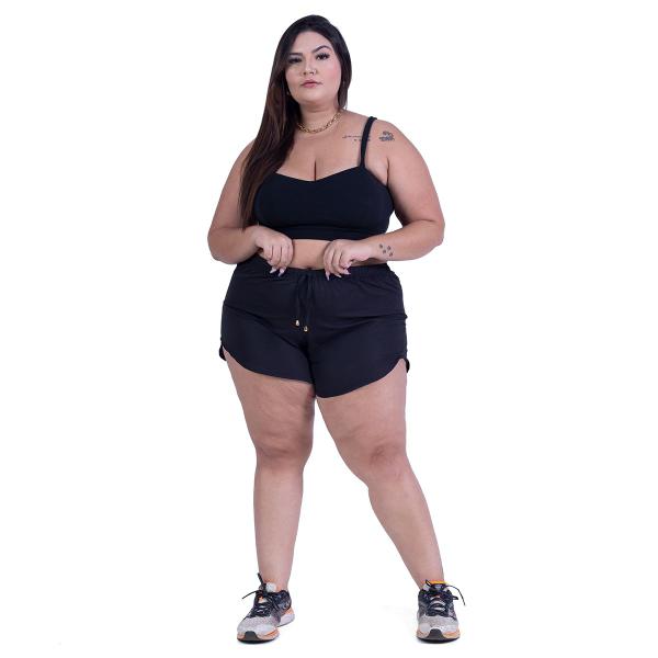 Imagem de Short Feminino Plus Size Tamanho EX Grande Bermuda Soltinha