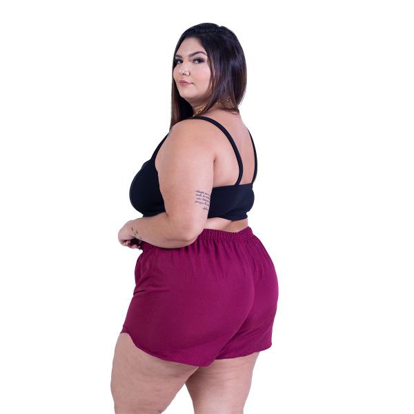 Imagem de Short Feminino Plus Size Tamanho EX Grande Bermuda Soltinha