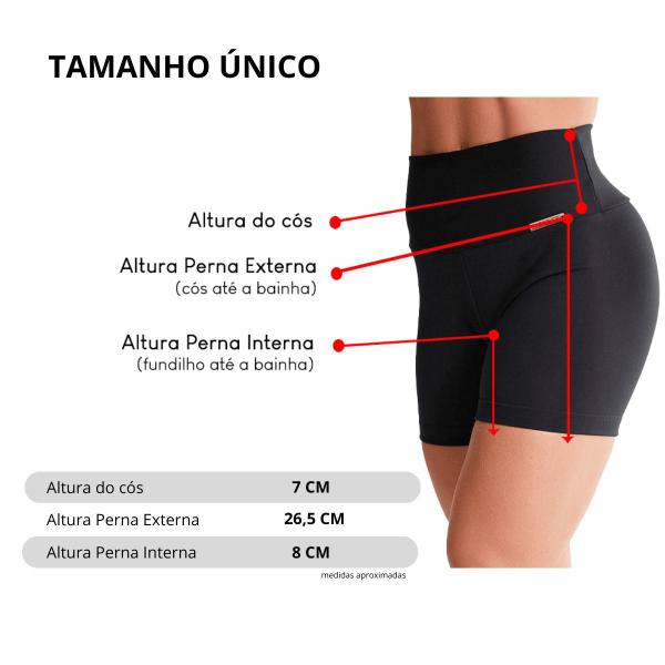 Imagem de Short Femino Empina Bumbum Academia Yoga Fitness Treino