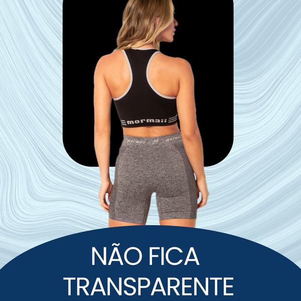 Imagem de Short Fitness Fit Feminino Para Academia Treino Sem Costura Mormaii