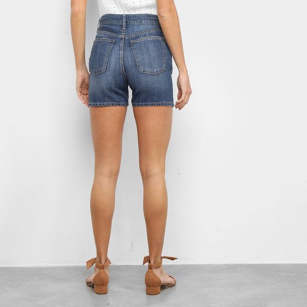 Imagem de Short Jeans GAP Cintura Alta Feminino