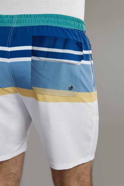 Imagem de Short Masculino Praia Estampado - Branco