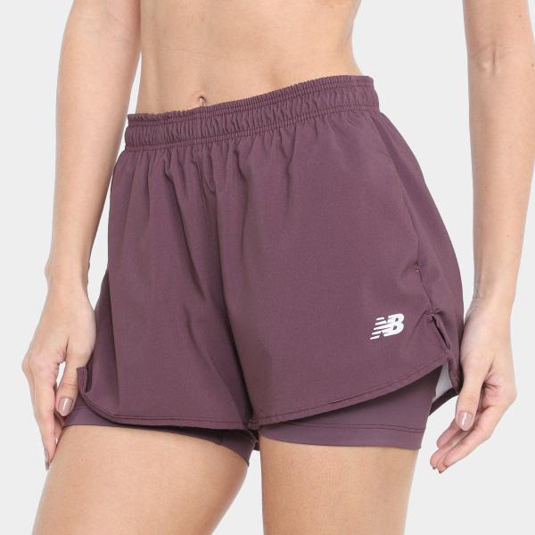 Imagem de Short New Balance Sport Essentials 2 In 1 Feminino