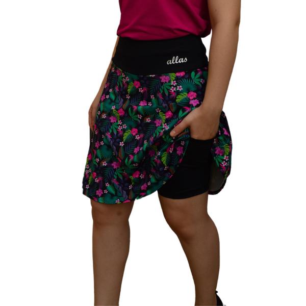 Short Saia Evasê Evangélica Roupa Fitness Modesta Uv50+ Academia Atividade Física - ALLAS MODA FITNESS EVANGÉLICA Imagem de Short Saia Evasê Evangélica Roupa Fitness Modesta Uv50+ Academia Atividade Física
