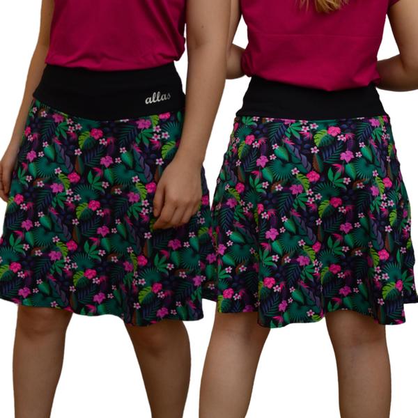 Short Saia Evasê Evangélica Roupa Fitness Modesta Uv50+ Academia Atividade Física - ALLAS MODA FITNESS EVANGÉLICA Imagem de Short Saia Evasê Evangélica Roupa Fitness Modesta Uv50+ Academia Atividade Física