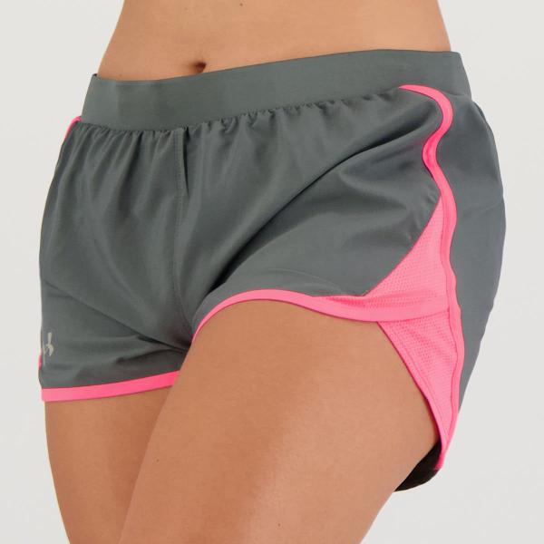 Imagem de Short Under Armour Fly By 2.0 Feminino Cinza