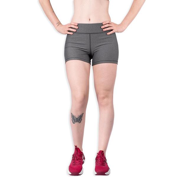 Imagem de Short Under Armour Hg Mid Rise Feminino Cinza