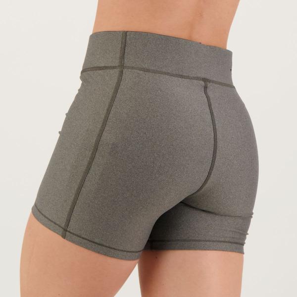 Imagem de Short Under Armour HG Mid Rise Middy Feminino Cinza e Preto