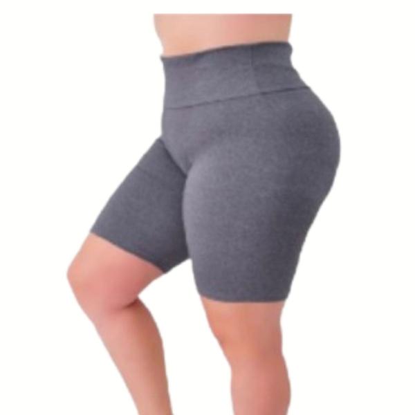 Imagem de Shorts Bermuda Feminino Suplex Para Ginástica Plus Size