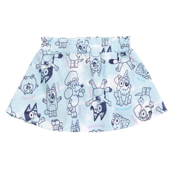 Imagem de Shorts Bluey Bingo Coco Floral Little Girls roxa/azul 6