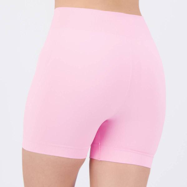 Imagem de Shorts Canelado Selene Sem Costura Feminino Rosa