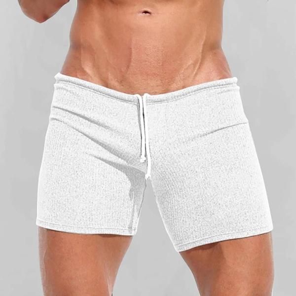 Imagem de Shorts De Banho Masculino Verão Casual Respirável Com Cordão Cor Sólida Corrida Surf Resort