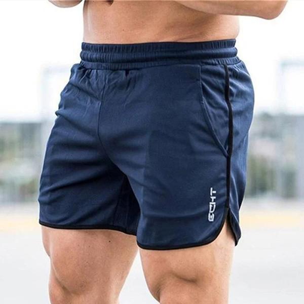 Imagem de Shorts de Fitness Masculino - Malha Respirável, Secagem Rápida para Verão e Praia