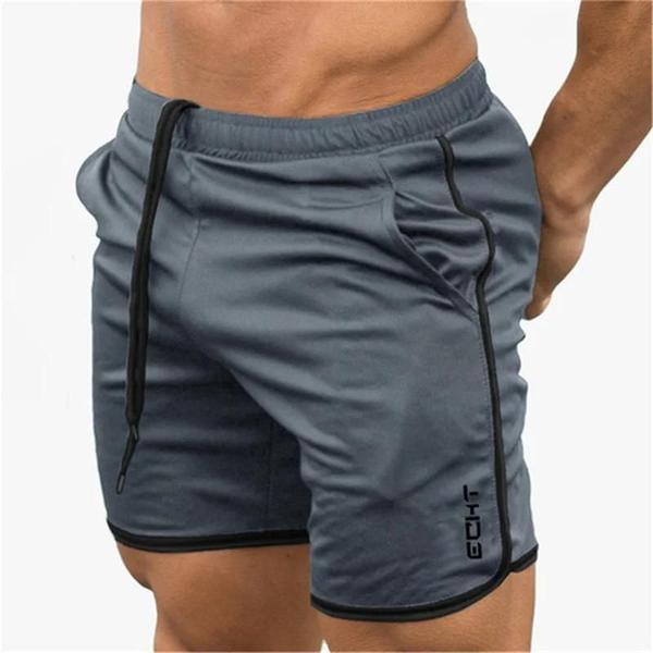 Imagem de Shorts de Fitness Masculino - Malha Respirável, Secagem Rápida para Verão, Treino e Praia