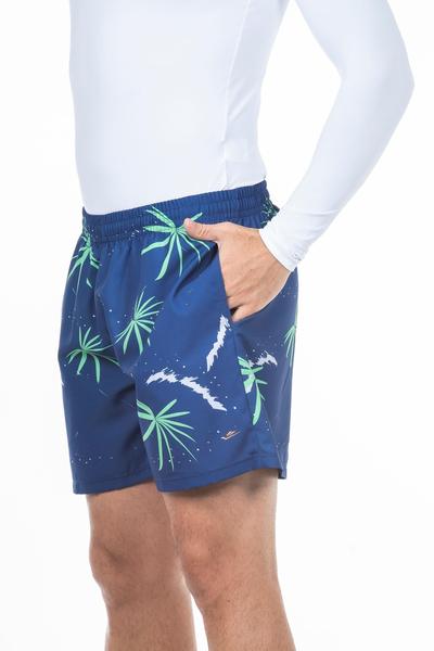 Imagem de Shorts Elite Estampado 31455 Masculino - Marinho e Verde