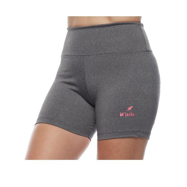 Imagem de Shorts feminino curto meia coxa cos alto basica lisa uniforme praia academia adulto