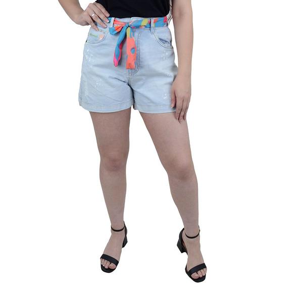 Imagem de Shorts Feminino FreeSurf Jeans Flowers Denin - 12120