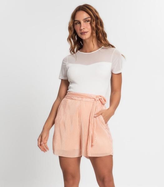 Imagem de Shorts Feminino Plissado Endless Rosa