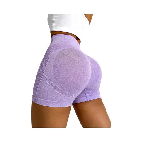 Imagem de Shorts Feminino Sem Costura - Secagem Rápida para Yoga, Fitness e Treino