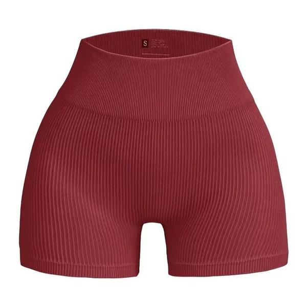 Imagem de Shorts Fitness Feminino Cintura Alta - Sem Costura, Elástico e Modelador