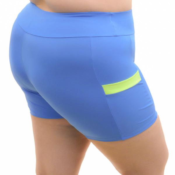 Imagem de Shorts Fitness Plus Size com bolso Selene