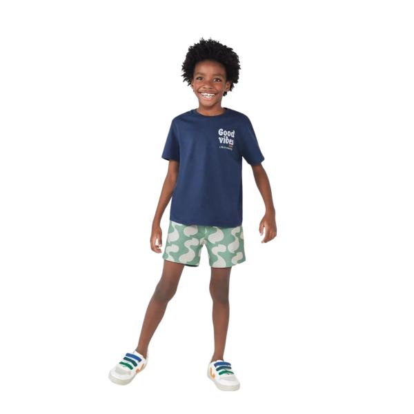 Imagem de Shorts Hering Infantil Menino Estampado Verde