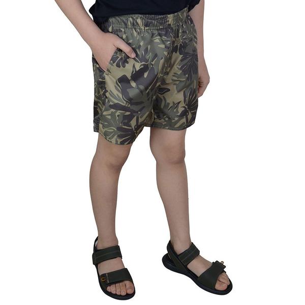 Imagem de Shorts Infantil Masculino King&Joe Verde Militar - SH0920